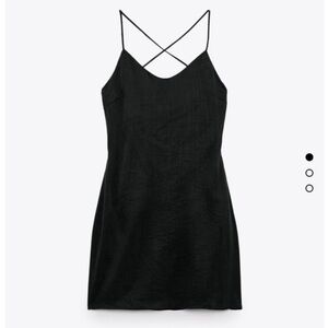 Zara Sleek Black Sundress